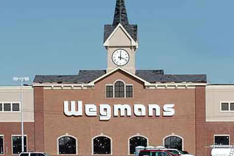 The Wegman's at the Racetrack development in Cherry Hill. The chain said it would open a store with a pub in Collegeville. (file photo)