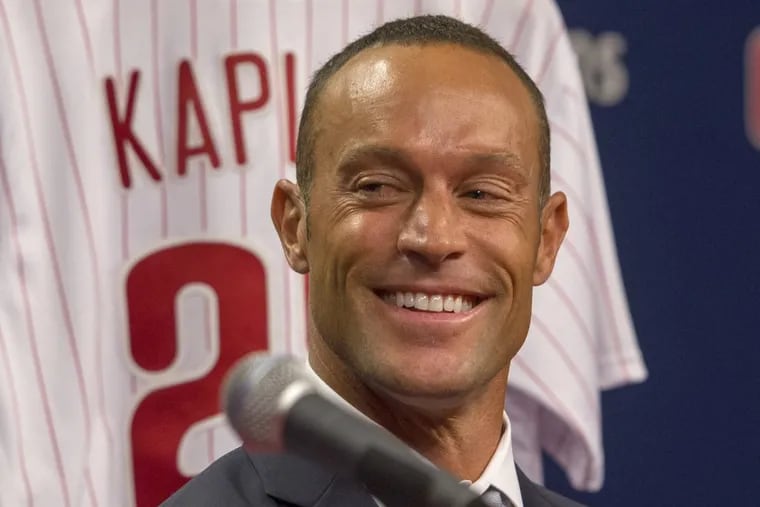 Gabe Kapler is introduced as the 54th manager in Phillies history November 2, 2017.
