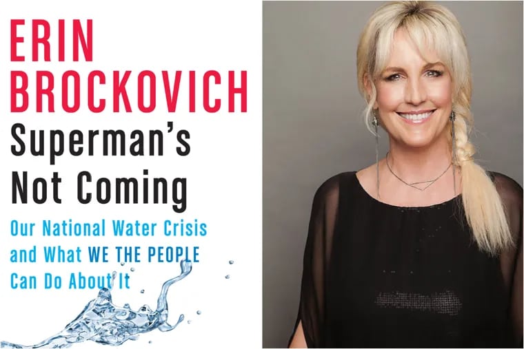 Erin Brockovich's new book, "Superman's Not Coming."