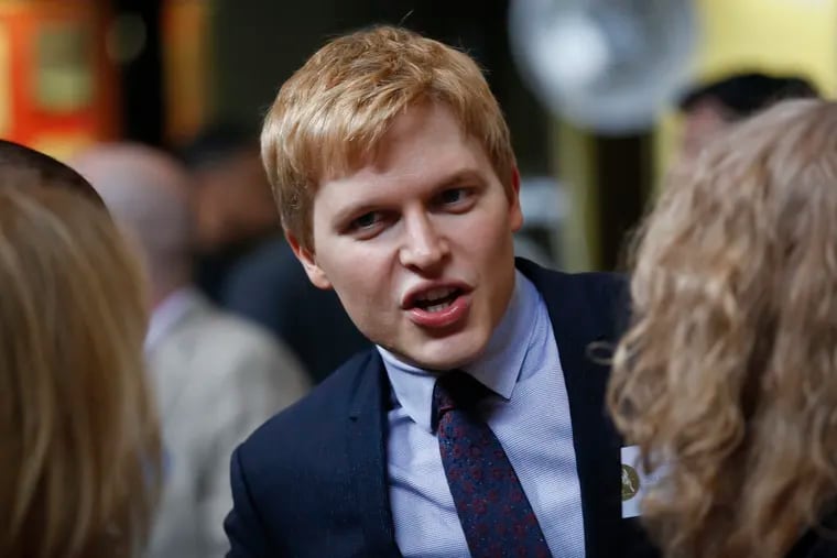 Pulitzer Prize winner for public service Ronan Farrow, second from right, arrive for the 2018 Pulitzer Prize winners awards luncheon at Columbia University, Wednesday May 30, 2018, in New York.