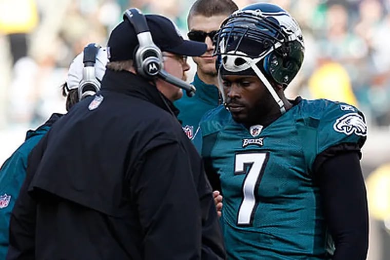 Michael Vick is 31 this year, and he's coming off a subpar season marred by injuries. (Yong Kim/Staff Photographer)