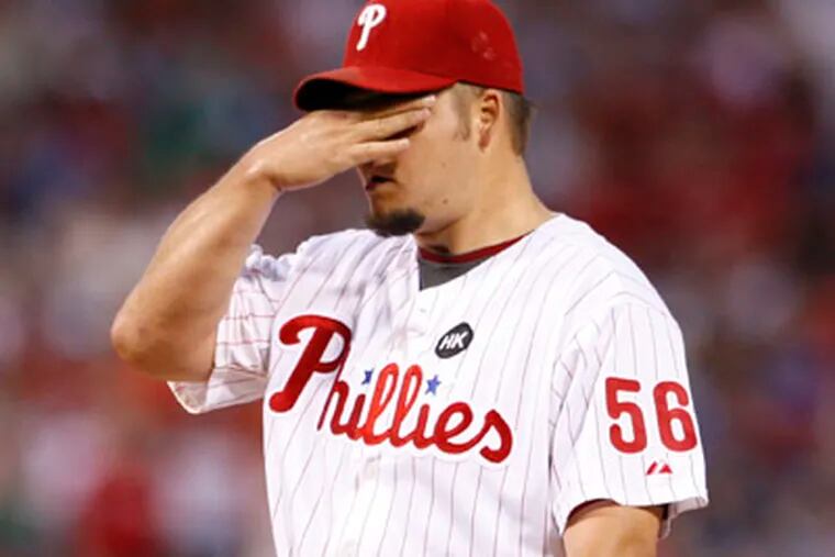 Adding Joe Blanton last year helped fix Phils' troubles and propel them to World Series.   (Ron Cortes / Staff Photographer)