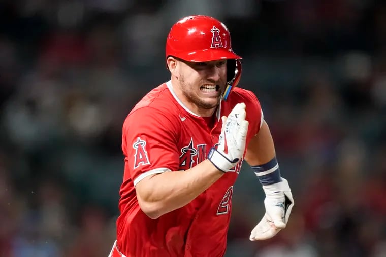 Mike Trout was off to a strong start to the season with 10 home runs.