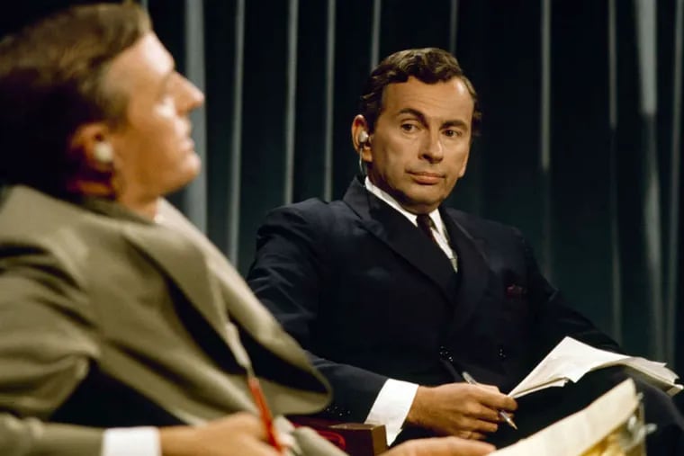 "Best of Enemies" features the heated debates of William F. Buckley Jr. (left) and Gore Vidal during coverage of the 1968 party conventions.