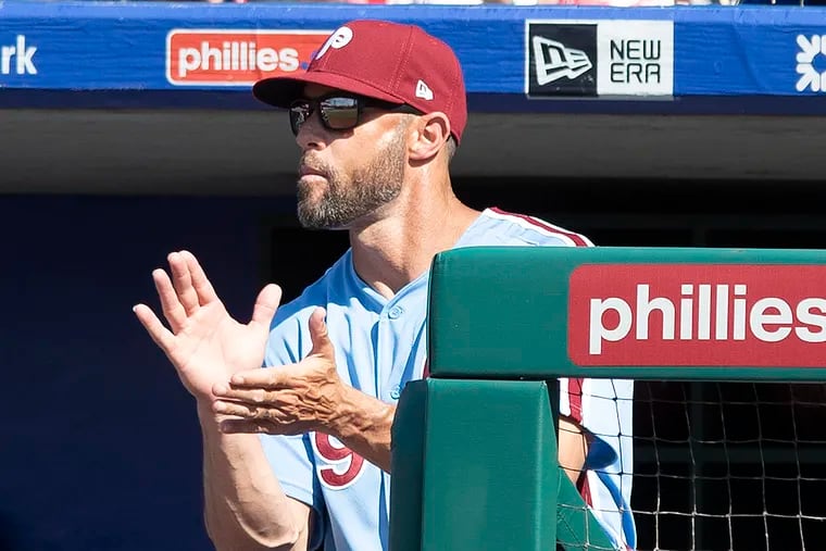 Gabe Kapler will interview for the Chicago Cubs' manager job.