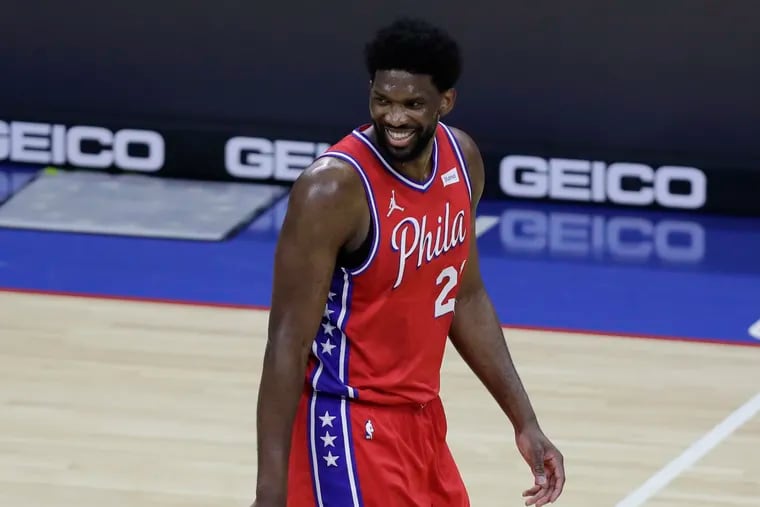 Joel Embiid hopes to get the last laugh over sports bettors who are turning instead to the Nets to come out of the Eastern Conference.