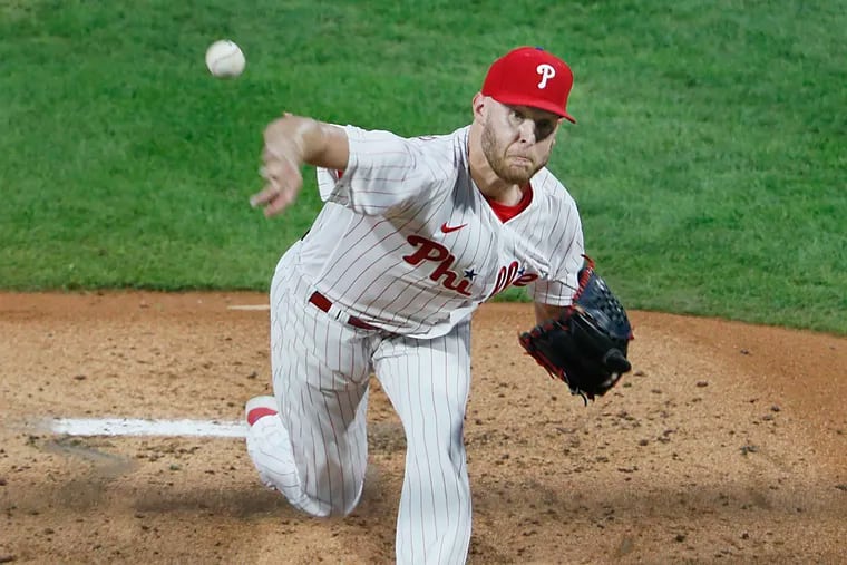 Phillies pitcher Zack Wheeler pitches against the Nationals on Sept. 2.