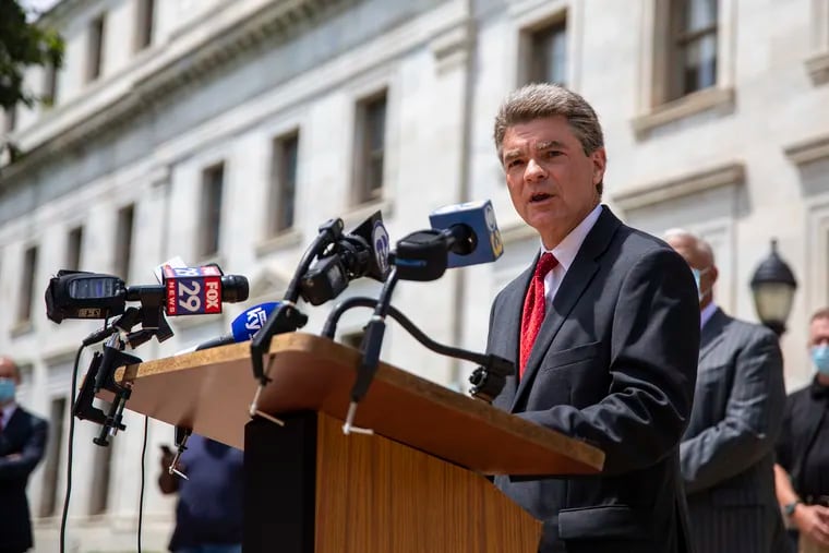 Delaware County District Attorney Jack Stollsteimer, shown here in June, said Monday that “you can’t rip off your employees and get away with it.”