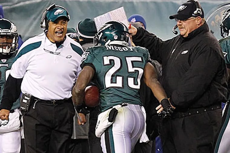 The Eagles can take the NFC East by winning their last two games and getting some help. (Ron Cortes/Staff Photographer)