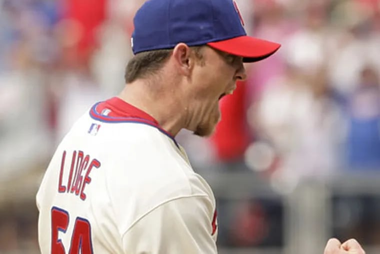 Obtaining Brad Lidge has "killed two birds with one stone," assistant manager Ruben Amaro Jr. says.
