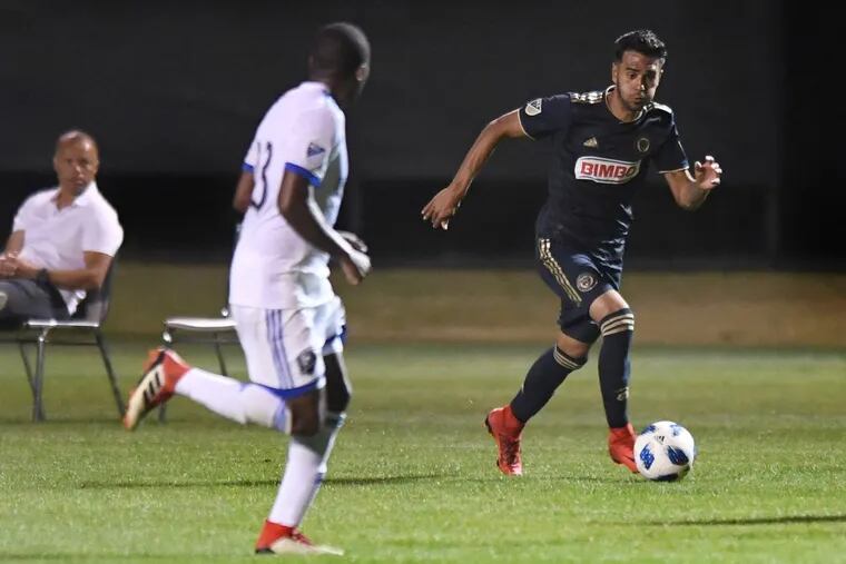 Matt Real, an 18-year-old Drexel Hill native, is a promising prospect for the Union at left back.