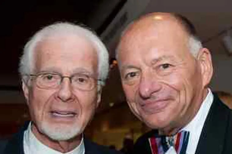 Peter Nero (left) and Donald R. Caldwell. Caldwell is the chairman of InsPro Technologies and founder of CrossAtlantic Capital Partners,