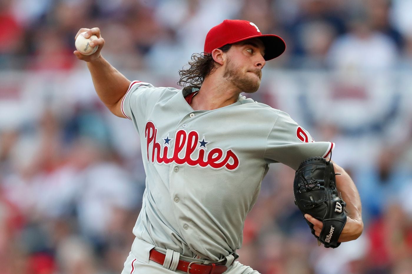 Aaron Nola dominates Braves to lift Phillies to series-opening victory