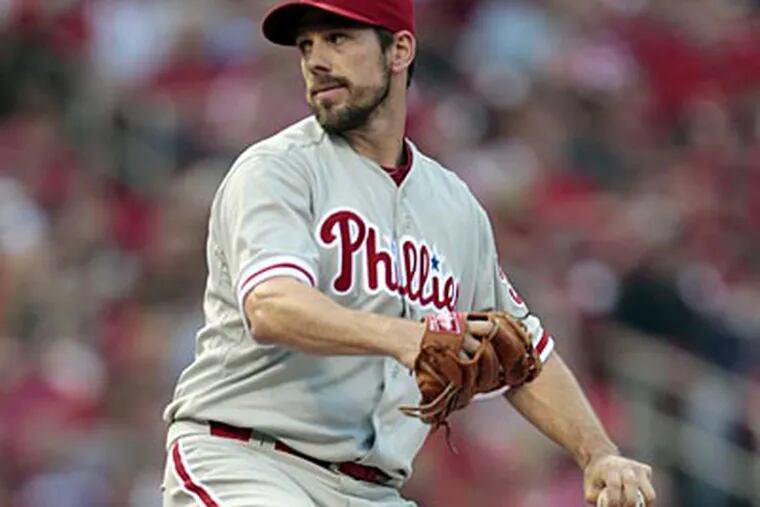 Cliff Lee starts Friday night's game against the Rockies in Colorado. (Jeff Roberson/AP)