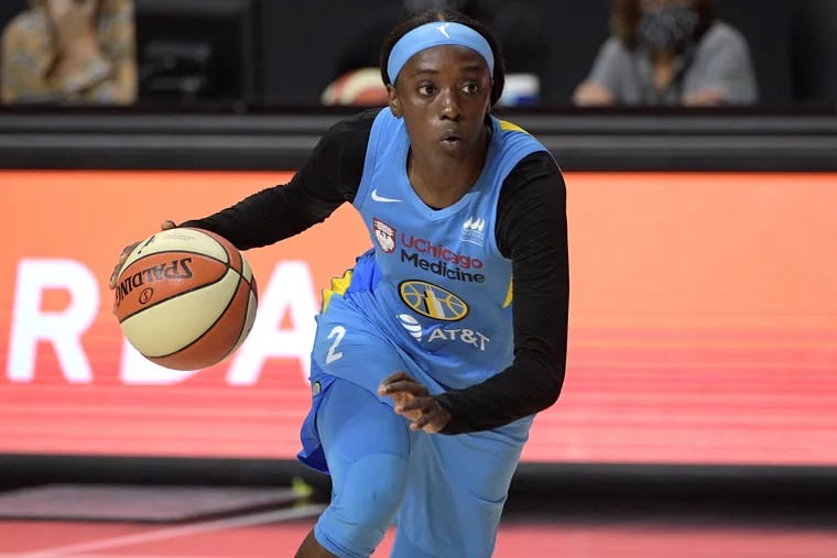 Chicago Sky guard Kahleah Copper grew up three blocks away from where Dawn Staley grew up in North Philadelphia.