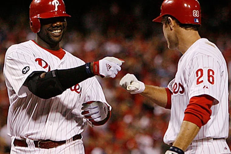 The Phillies' lead in the NL East is now five games after sweeping the Braves. (Michael S. Wirtz/Staff file photo)