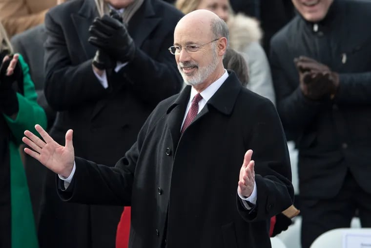 Pennsylvania Gov. Tom Wolf at his second inauguration last month.