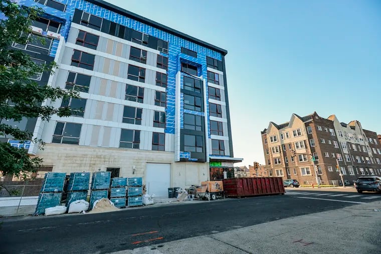 4900 Spruce St., which has 150 apartments, is a new building that's nearly finished.