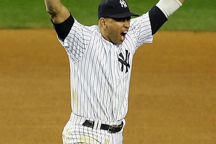 Alex Rodriguez has finally made it to a World Series. (Julie Jacobson/AP)