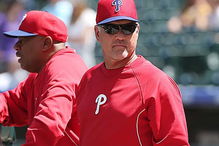 Phillies manager Ryne Sandberg. (David Zalubowski/AP)