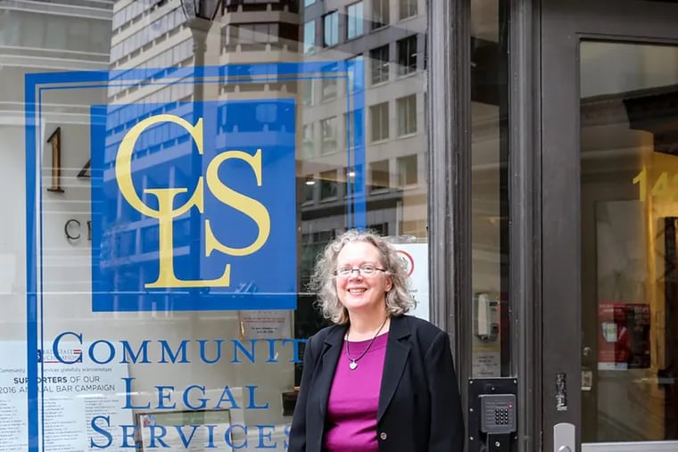 Sharon Dietrich, Community Legal Services Litigation Director at CLS’s offices in Philadelphia.