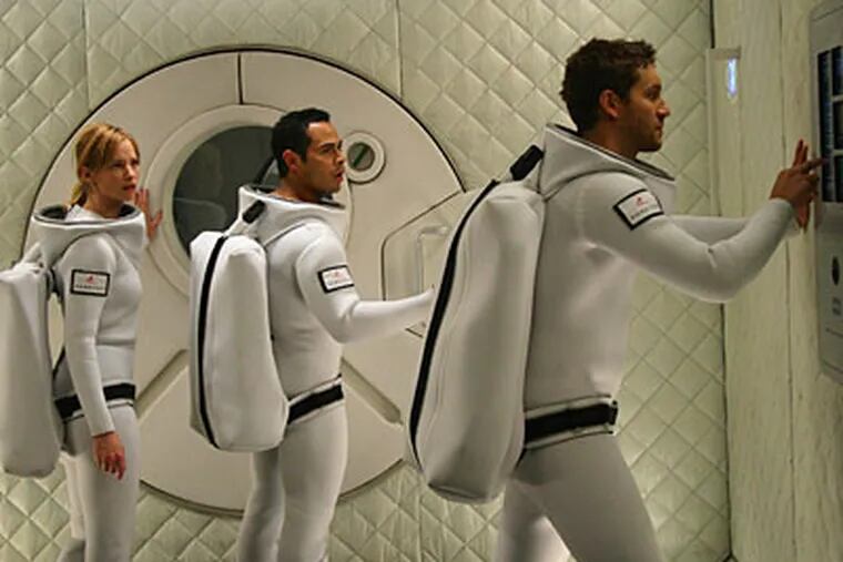 From left: Sienna Guillory, Jose Pablo Cantillo and Gene Farber race against time in "Virtuality."