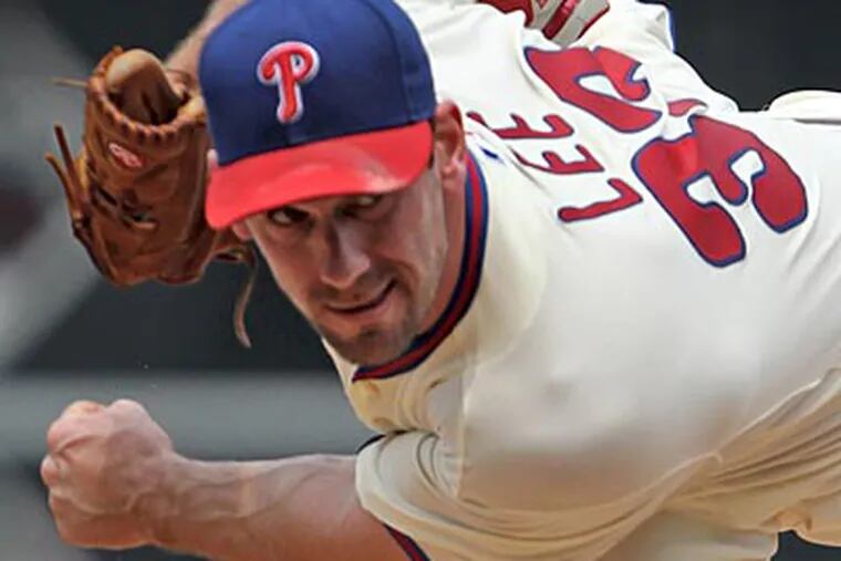 Cliff Lee finished the regular season with a 17-8 record, a 2.40 ERA, and 238 strikeouts. (David M Warren/Staff Photographer)