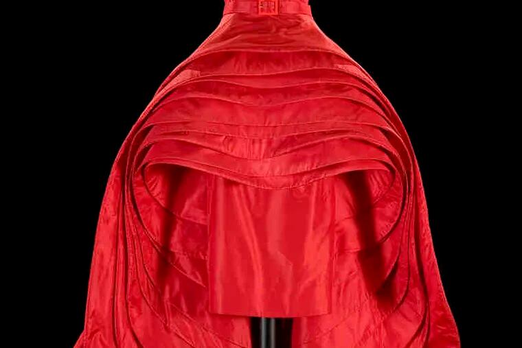 &quot;Nine Dresses,&quot; by Italian designer Roberto Capucci, whose work is being exhibited at the Philadelphia Museum of Art.