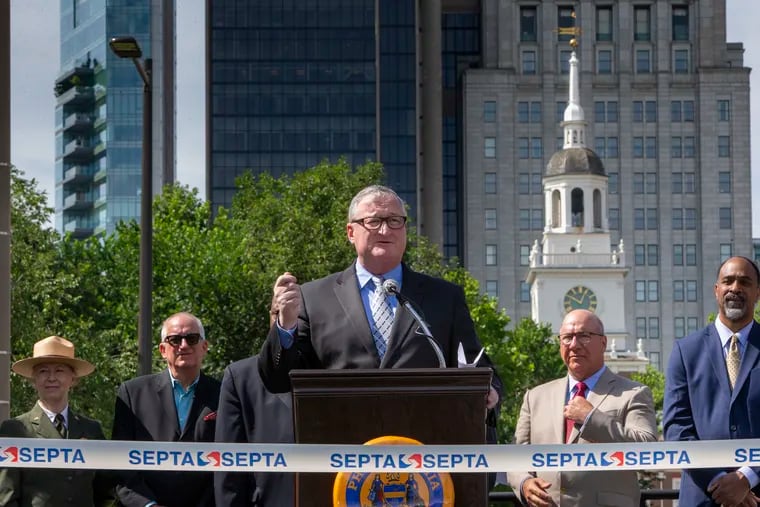 Philadelphia Mayor Jim Kenney earlier this month. Kenney and City Council President Darrell L. Clarke have spent much of the past week trying to satisfy demands from lawmakers to reach a budget deal.