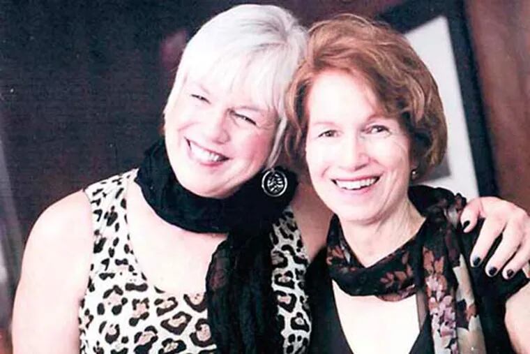 Nancy Carolan (left) and sister Sally Downey.
