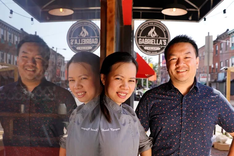 Gabriella’s Vietnam chef Thanh Nguyen and her husband and restaurant general manager, Chris Nguyen, at Gabriella’s Vietnam.
