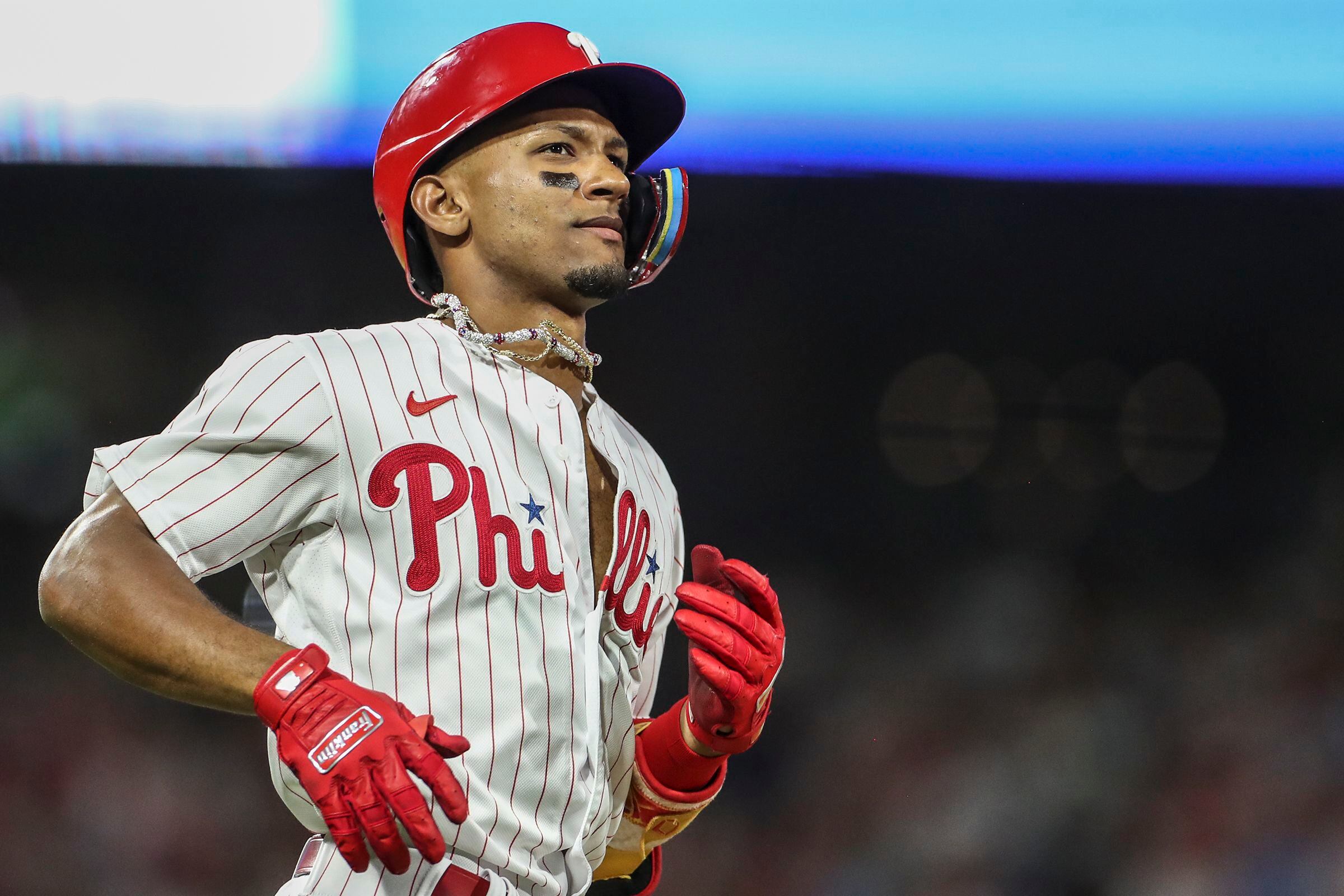 Making of Johan Rojas, the Phillies' unbuttoned-jersey-wearing 'natural' in  center field