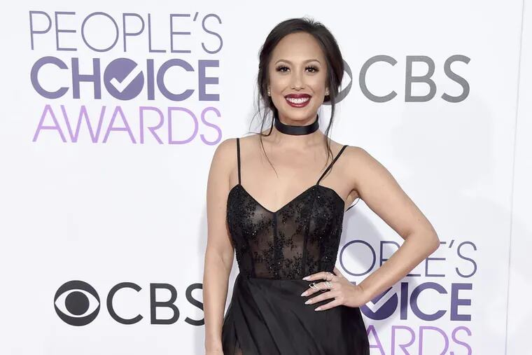In this Jan. 18, 2017 file photo, Cheryl Burke arrives at the People's Choice Awards at the Microsoft Theater in Los Angeles. The â€œDancing with the Starsâ€ coach celebrated her birthday with an engagement. Burke announced on Instagram Thursday, May 3, 2018, that 38-year-old actor Matthew Lawrence proposed. She posted a photo of Lawrence kissing her as she displayed the ring at her birthday party.