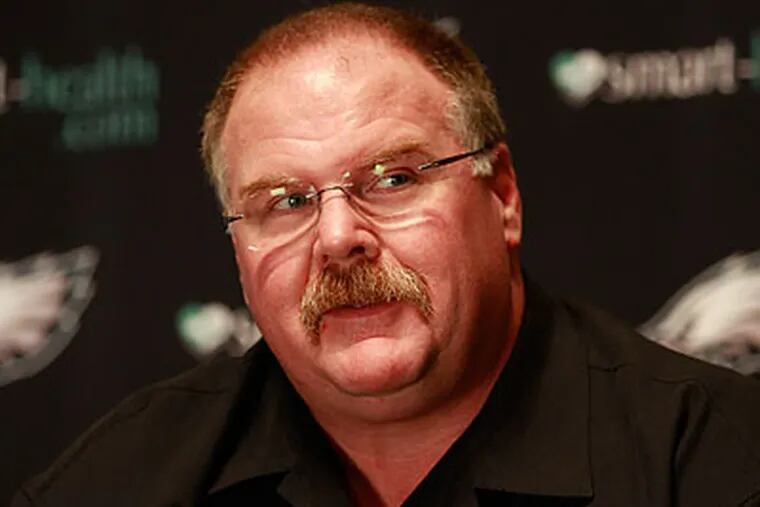 Andy Reid has come under intense scrutiny because of the Eagles' failure to make the playoffs. (David Swanson/Staff Photographer)