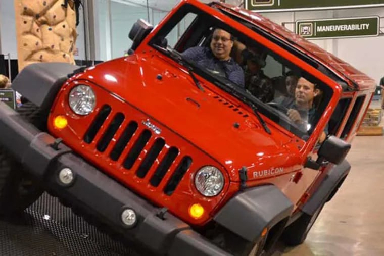 Show-goers can ride in Camp Jeep.