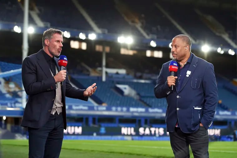 Former Liverpool and England star John Barnes (right) now works as a pundit for Sky Sports and an ambassador for his old club.