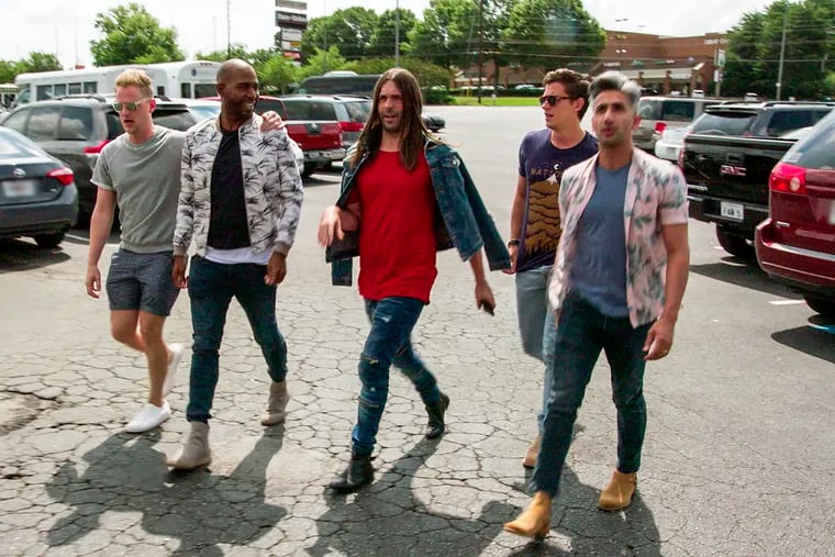 This image released by Netflix shows the cast of "Queer Eye." The program was named one of the top ten TV shows of 2018 by the Associated Press.