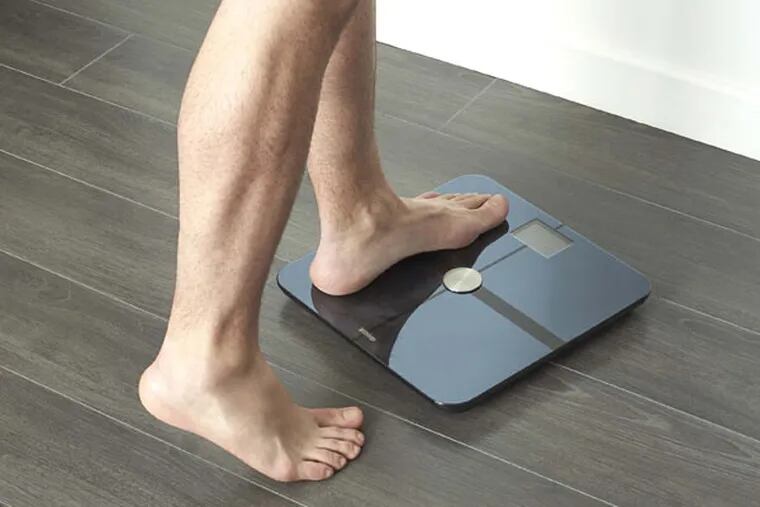 Withings Smart Body Analyzer: Looks like a regular scale, right? But it measures your resting heart rate (a fitness indicator) and air quality in addition to weight and body composition. "By monitoring and managing indoor air quality, people can live and sleep in a healthier environment," the company says. (Handout)