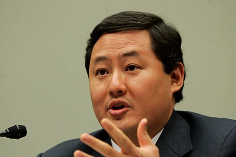 John Yoo testifies before Congress in this 2008 file photo.