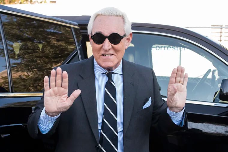 Roger Stone was convicted in November of a seven-count indictment that accused him of lying to Congress, tampering with a witness and obstructing the House investigation into whether the Trump campaign coordinated with Russia to tip the 2016 election.