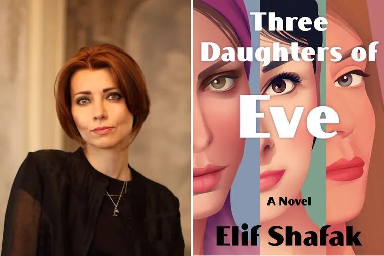 Elif Shafak, author of “Three Daughters of Eve,” speaks at the Free Library on Wednesday, Jan. 31.