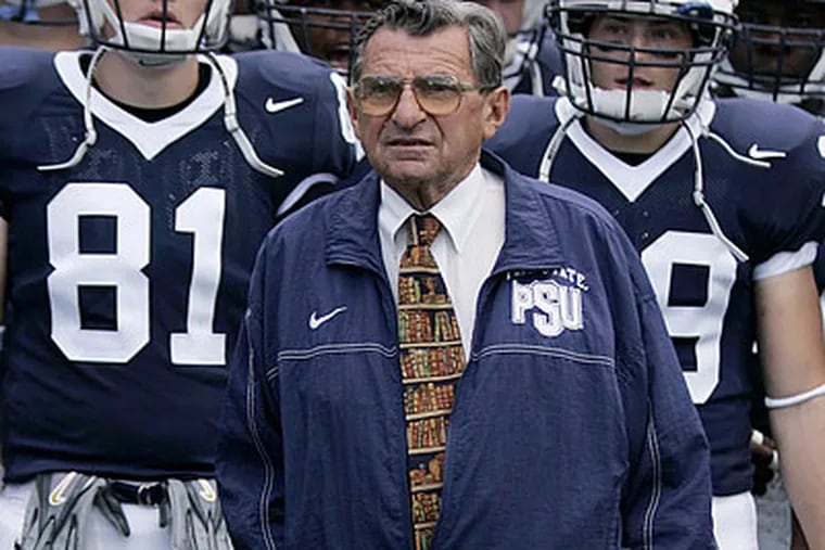 University Park has almost doubled in size since Joe Paterno became Penn State's football coach. (Carolyn Kaster/AP file photo)