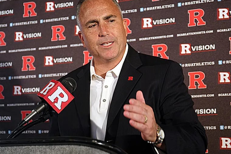 Rutgers head coach Kyle Flood. (Jason Towlen/Home News Tribune/AP)