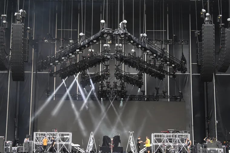 Clair Global, the world's largest provider of live concert amplification and infrastructure, was awarded a $71 million loan by the Federal Reserve's Main Street Lending Program. This photo shows one of the massive stage and sound systems that Clair constructed for a concert tour.