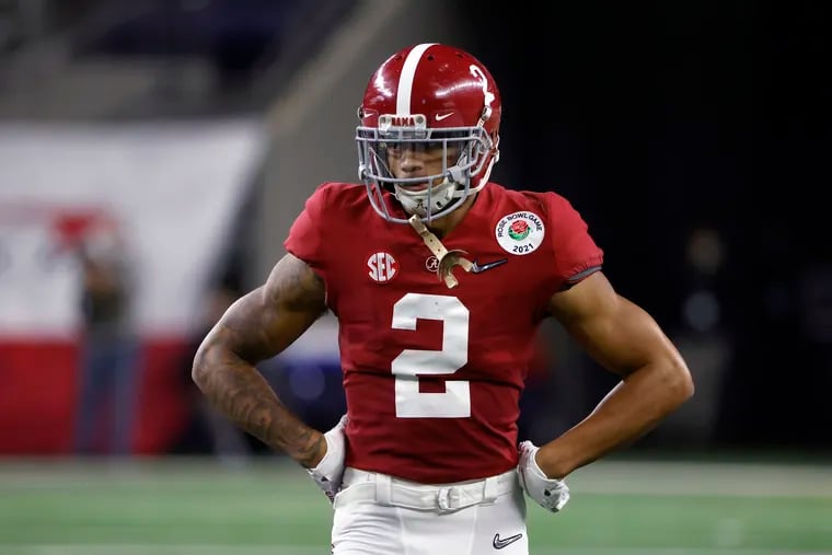 Alabama cornerback Patrick Surtain is an attractive option for the Eagles at No. 12, according to NFL draft analyst Daniel Jeremiah.
