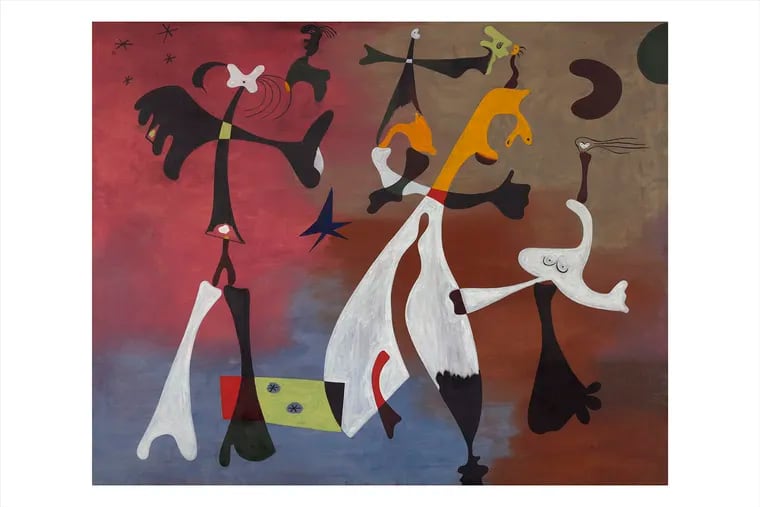 Joan Miró (1893-1983). Personages with Star (Personnages avec étoile), 1933. Art Institute of Chicago. Mr. and Mrs. Maurice E. Culberg Collection. © Successió Miró / Artists Rights Society (ARS), New York / ADAGP, Paris 2019.