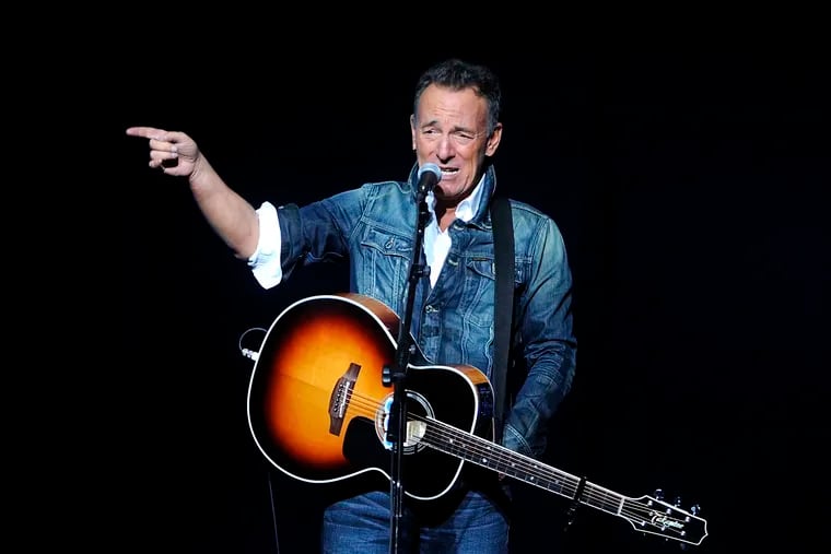 FILE - In this Nov. 5, 2018 file photo, Bruce Springsteen performs in New York. (Photo by Brad Barket/Invision/AP, File)