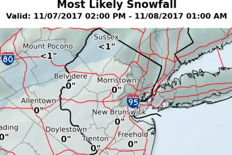 Yes, that is a snowfall map.