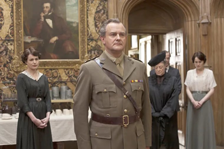 The cast of "Downton Abbey" features (from left) Elizabeth McGovern, Hugh Bonneville, Maggie Smith, and Michelle Dockery. (Carnival Film & Television Limited)