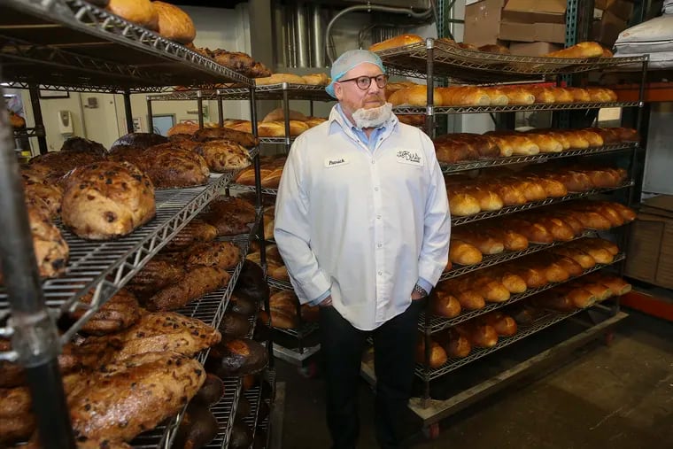 Le Bus Artisan Breads and Pastries chief operating officer Patrick McMahon in the company's King of Prussia bakery, Tuesday March 10, 2020.